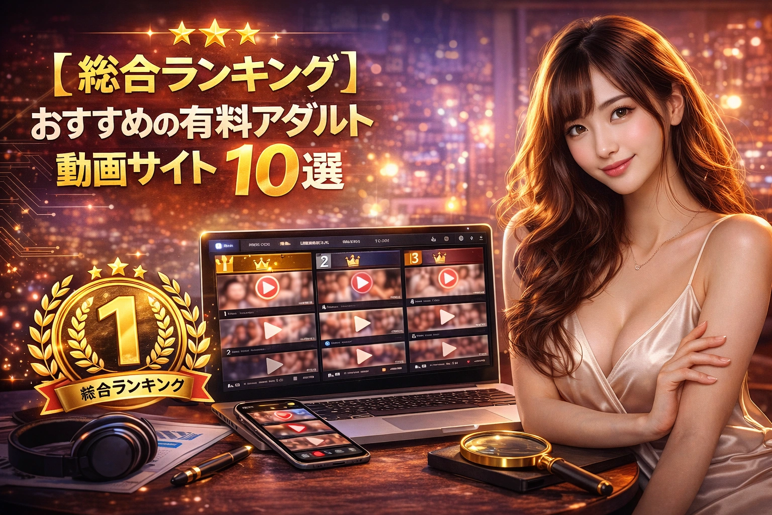 【総合ランキング】おすすめの有料アダルト動画サイト10選