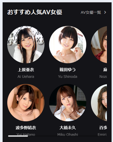 カリビアンコムのAV女優