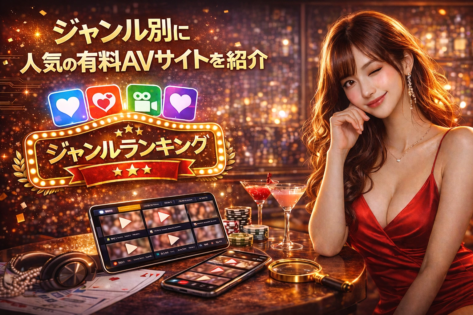 ジャンル別に人気の有料AVサイトを紹介