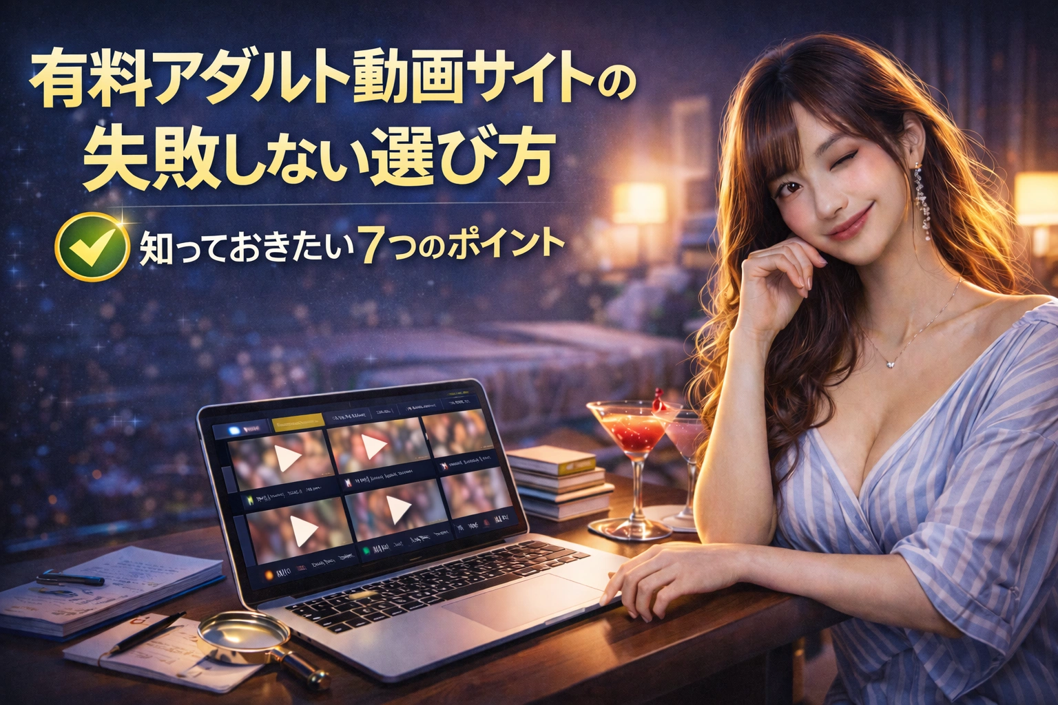 有料アダルト動画サイトの失敗しない選び方｜知っておきたい7つのポイント