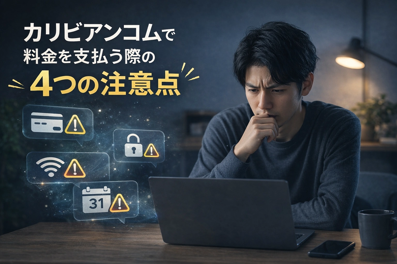 カリビアンコムで料金を支払う際の4つの注意点
