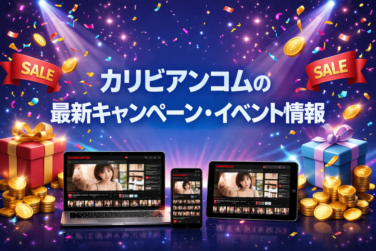 カリビアンコムの最新キャンペーン・イベント情報