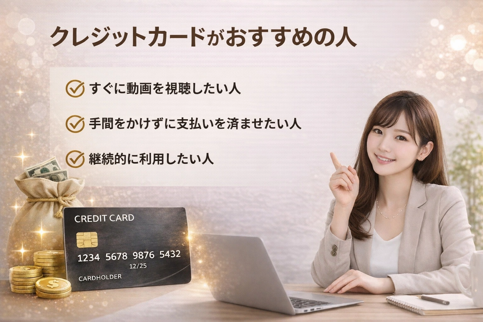 クレジットカードがおすすめの人