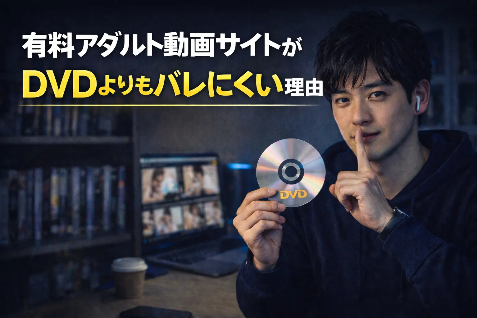 有料アダルト動画サイトがDVDよりもバレにくい理由