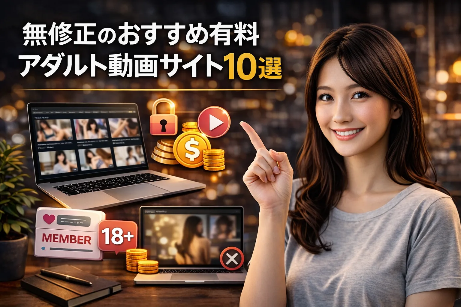 無修正のおすすめ有料アダルト動画サイト10選