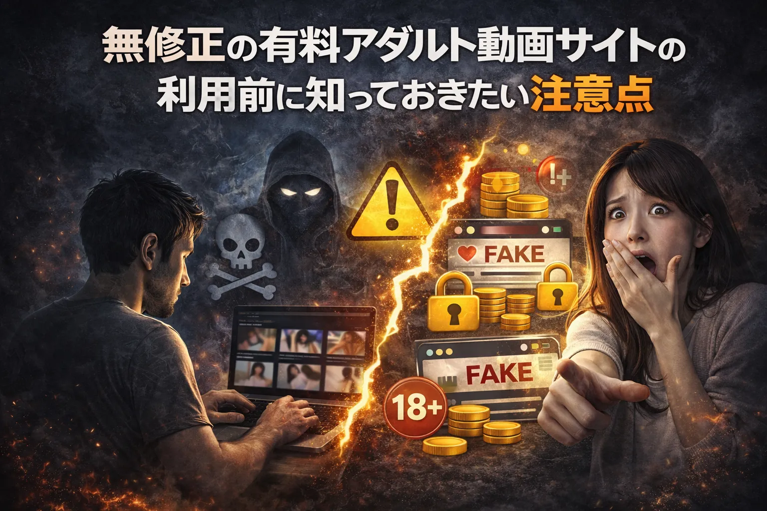 無修正の有料アダルト動画サイトの利用前に知っておきたい注意点